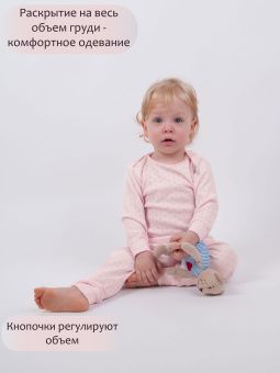 картинка комплект 3007, 25 (ажурная рибана) коллекция soft от магазина детской одежды ООО “Трия ТМ”
