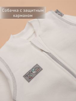 картинка комбинезон 1158 (футер 3-х нитка) коллекция смайлики от магазина детской одежды ООО “Трия ТМ”