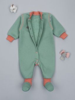 картинка комбинезон 1164 (футер 3-х нитка) коллекция смайлики от магазина детской одежды ООО “Трия ТМ”